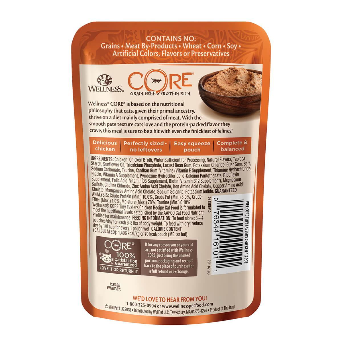 Wellness Core Tiny Tasters Chicken Pate Wet Cat Food