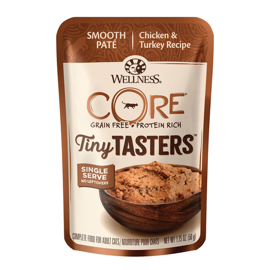 Wellness Core Tiny Tasters Chicken & Turkey Pate Wet Cat Food