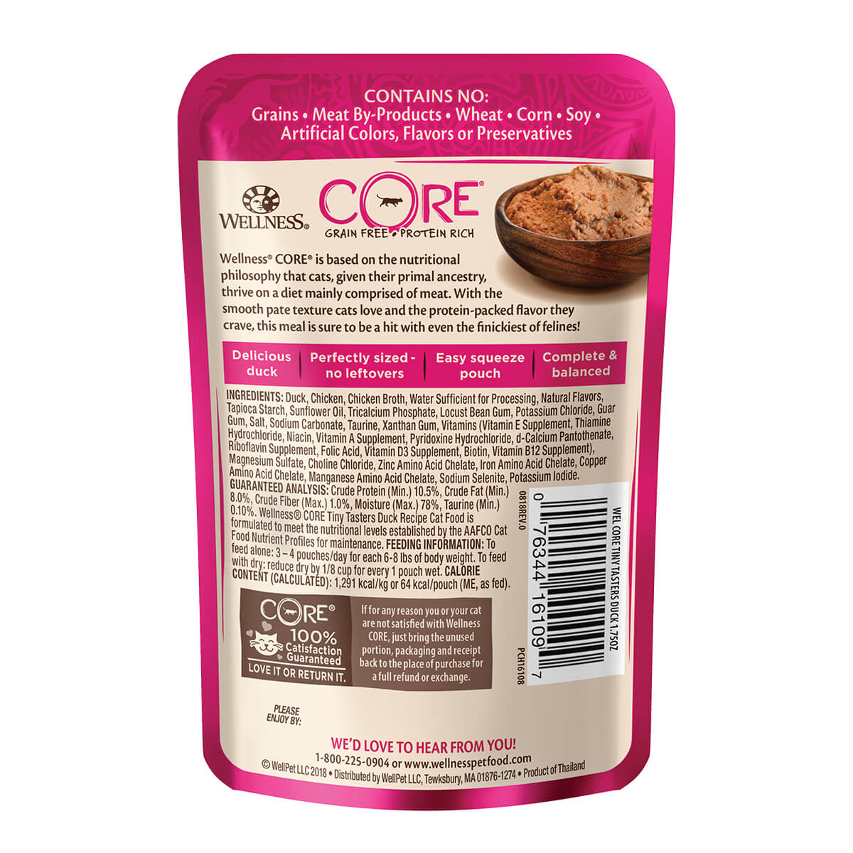 Wellness Core Tiny Tasters Duck Pate Wet Cat Food