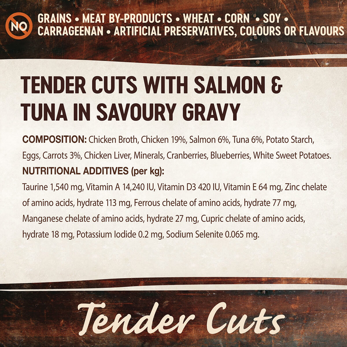 Wellness Core Tender Cuts With Salmon and Tuna in Savoury Gravy Wet Cat Food 85g