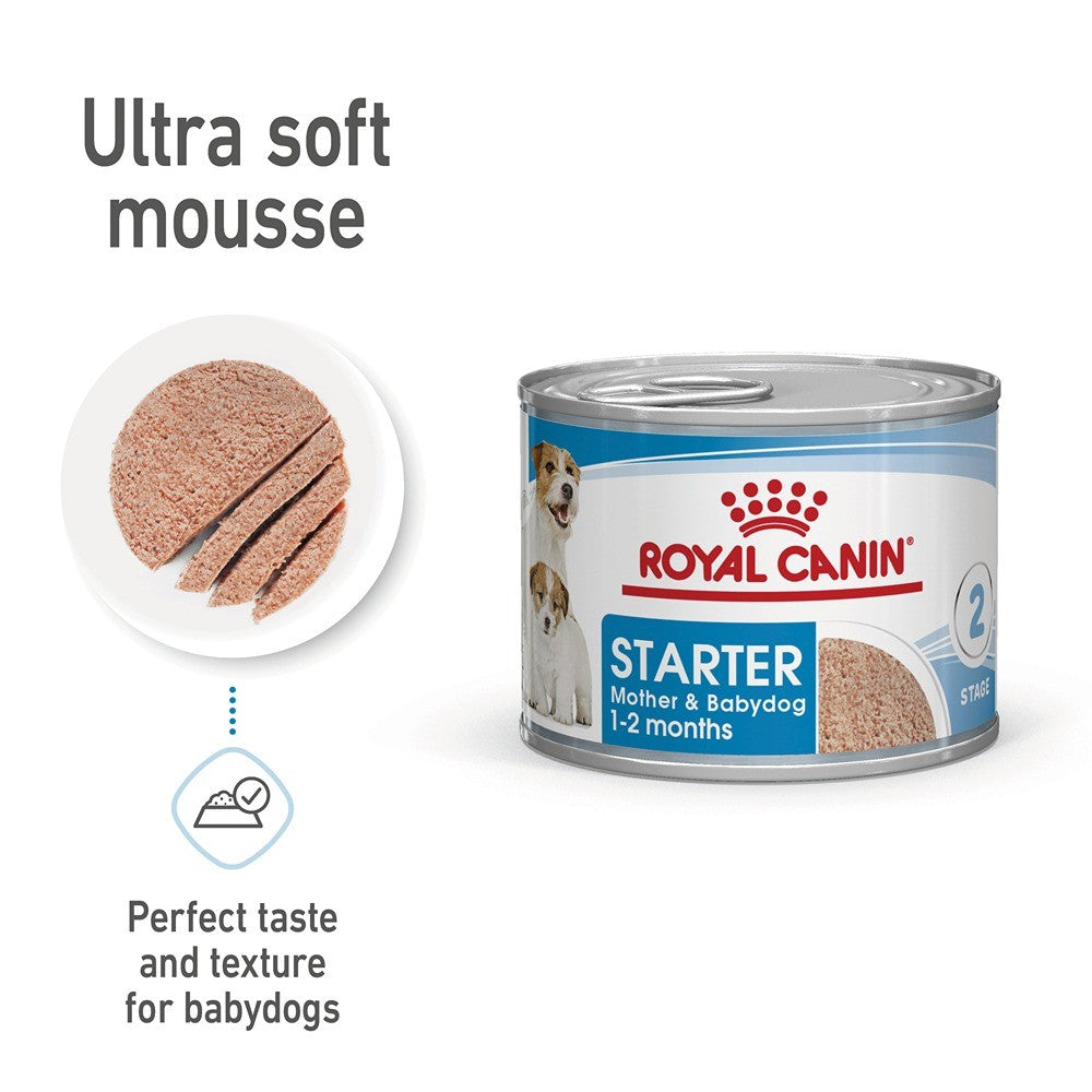 Royal Canin Mother and Babydog Mousse Dog Food Can