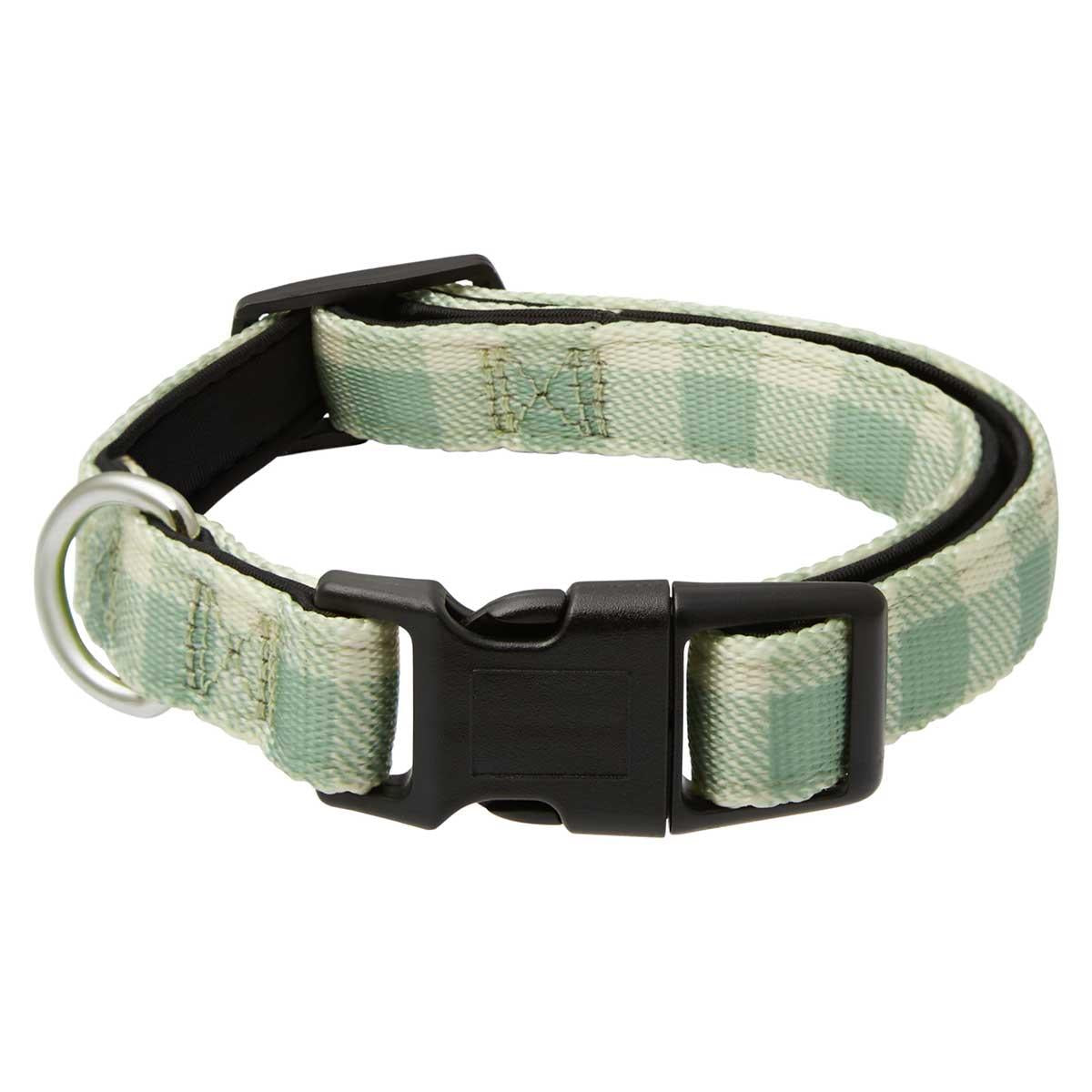 Lexi & Me Dog Collar Lime Gingham