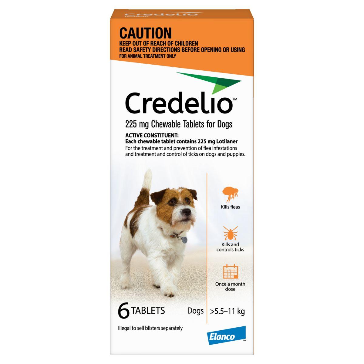 Credelio Tasty Chew Flea & Tick Treatment Medium Dog