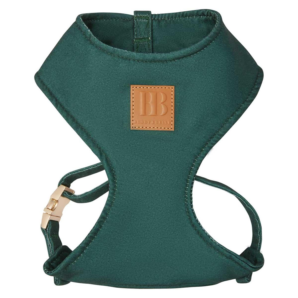 Buddy & Belle Dog Harness Bottle Green