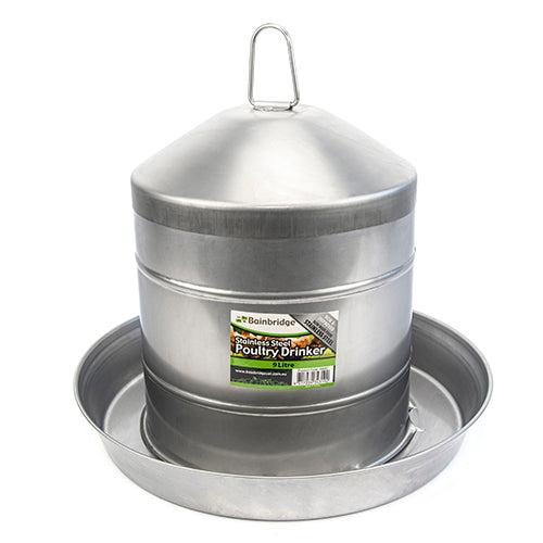 Bainbridge Stainless Steel Poultry Drinker