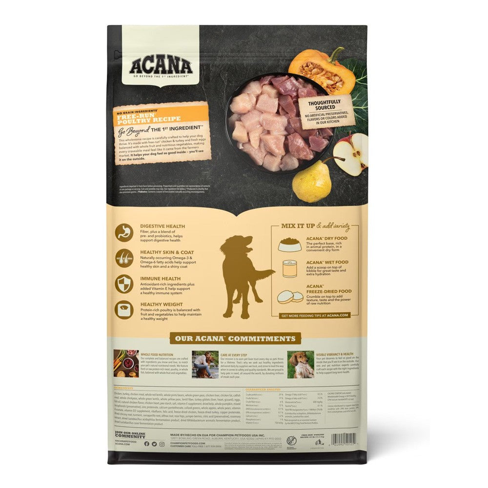Acana Free Run Poultry Adult Dry Dog Food