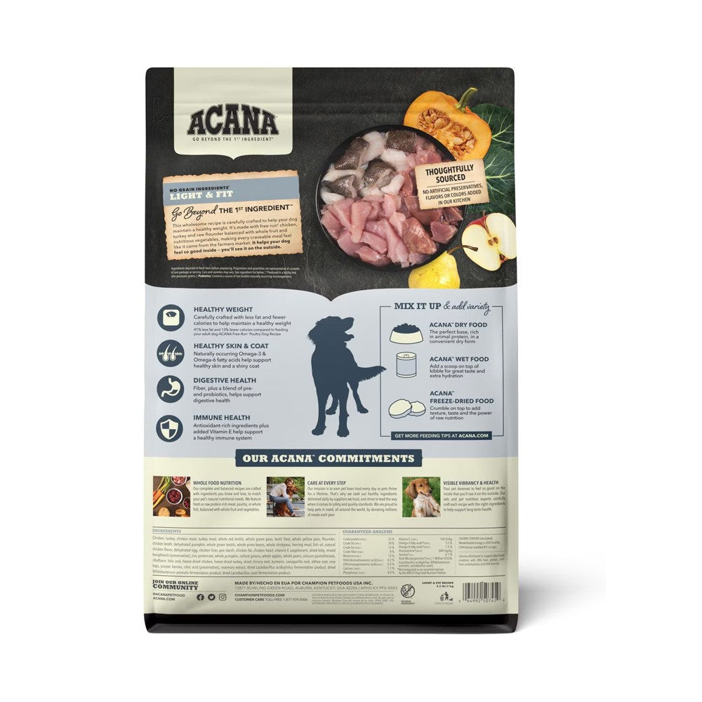 Acana Light & Fit Dry Adult Dog Food
