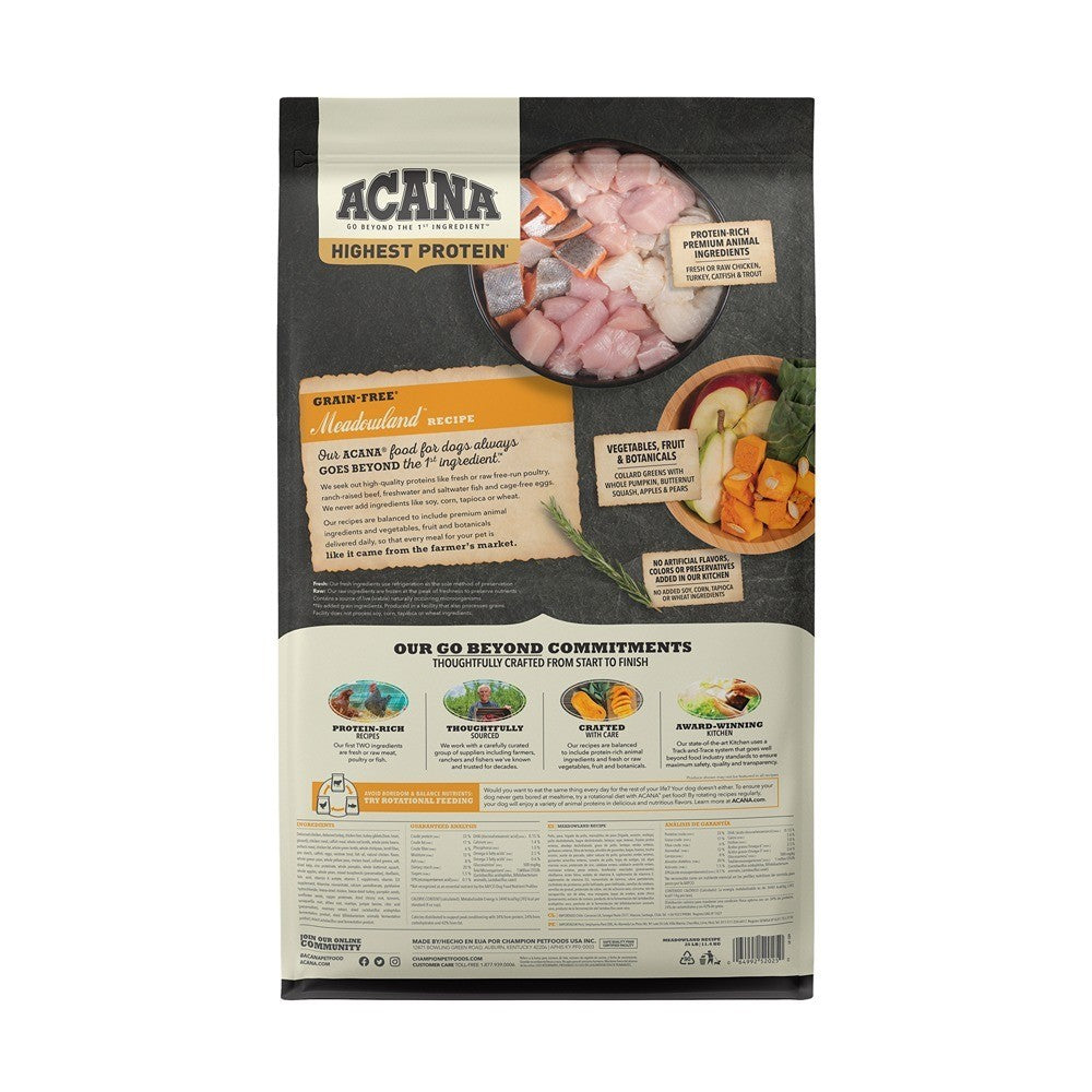Acana Meadowland Dry Adult Dog Food