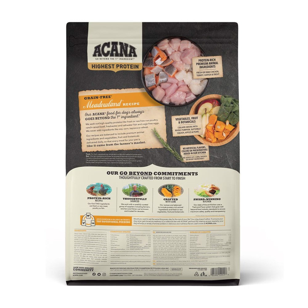 Acana Meadowland Dry Adult Dog Food