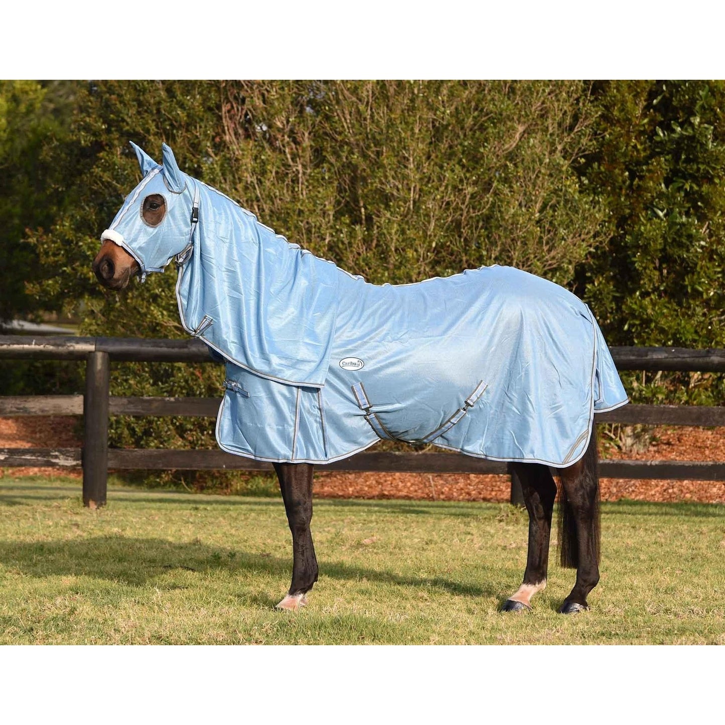 Caribu Euro Lite Mesh Hooded Combo Horse Rug