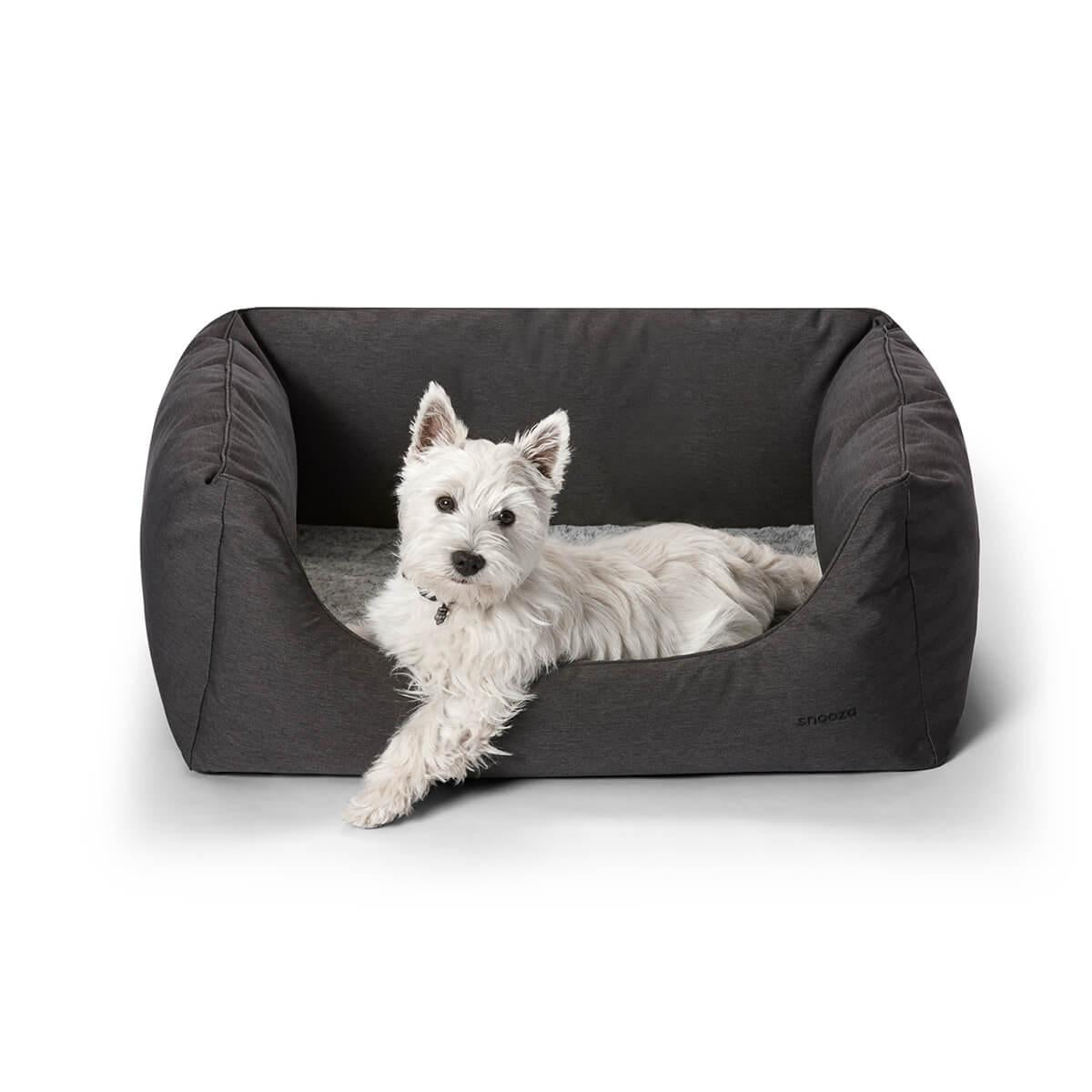 SNOOZA Ortho Nestler Charcoal Dog Bed