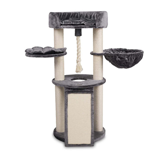 Kazoo Kitty Scratch & Sleep Cat Tower