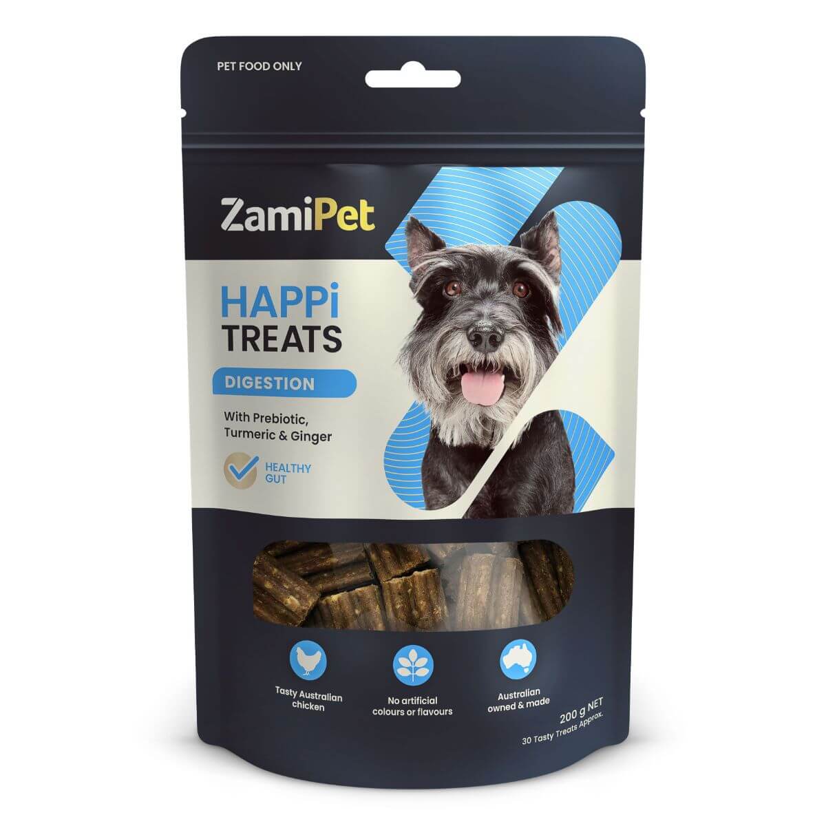 ZamiPet HappiTreats Digestion Dog Treats 200G