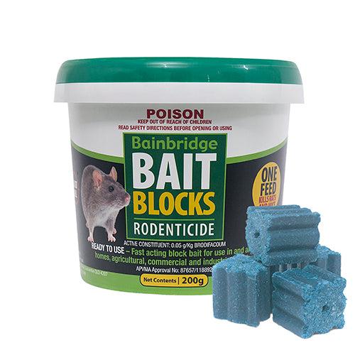 Bainbridge Rodent Bait Blocks Brodifacoum 0.05g/kg