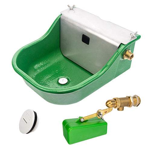 Bainbridge Cast Iron Automatic Drinking Bowl - Brass Float & Plug