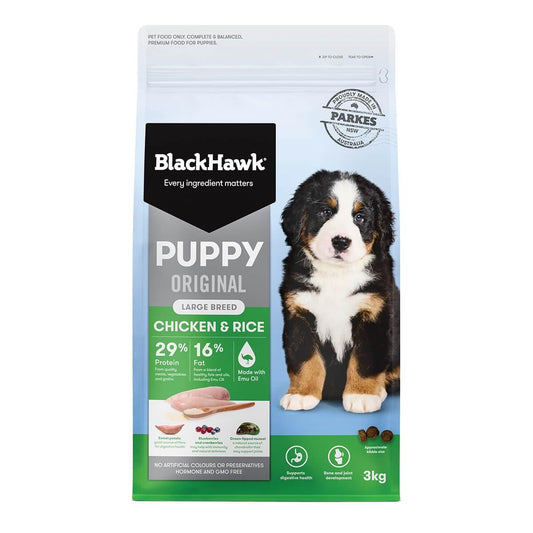 Black Hawk Puppy Chicken & Rice Large Breed Dry Dog Food