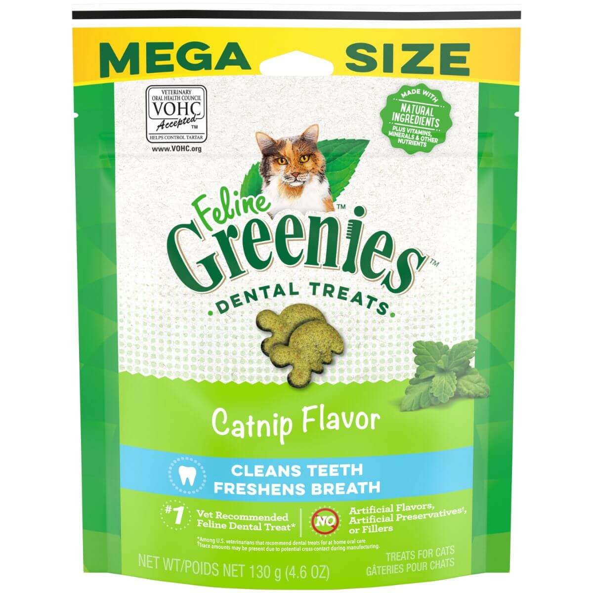 Greenies Catnip Feline Dental Cat Treats