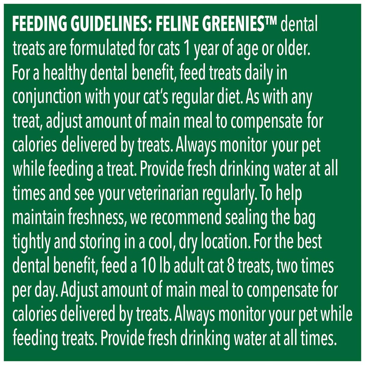 Greenies Catnip Feline Dental Cat Treats