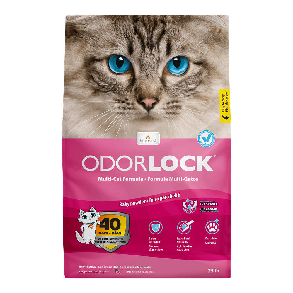 Odorlock Baby Powder Clumping Cat Litter