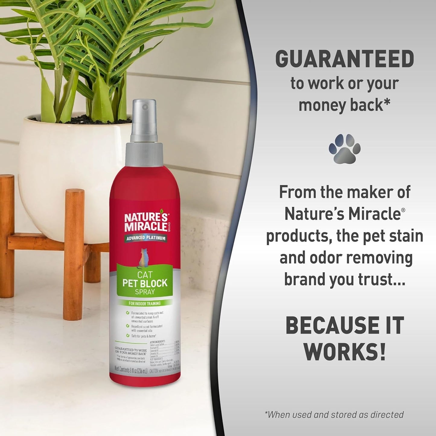 Nature's Miracle Advance Platinum Cat Block Spray