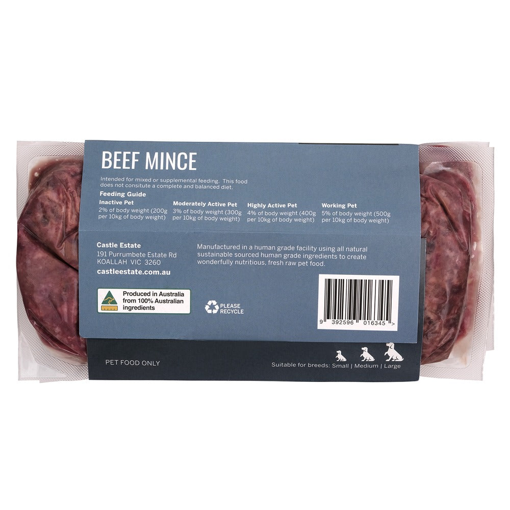 Castle Estate Beef Mince 990g (6 x 165g)