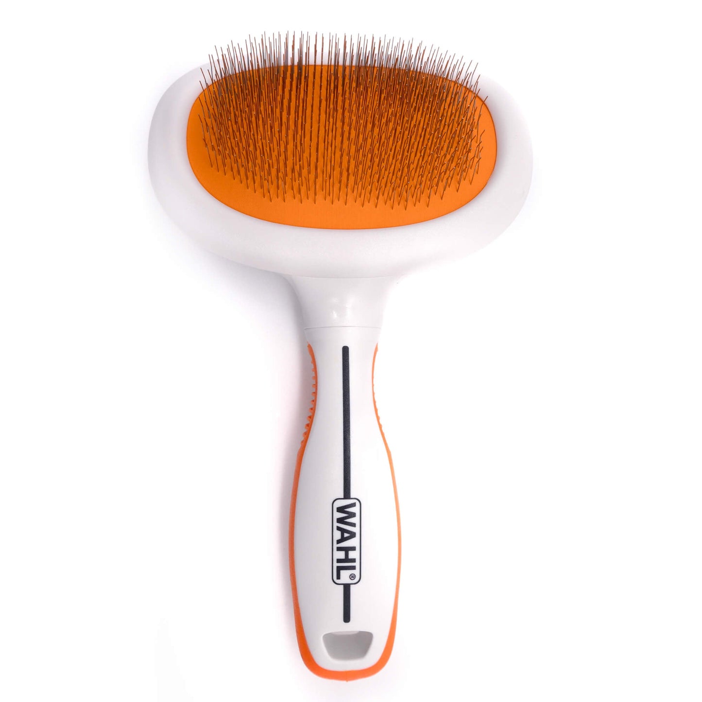 Wahl Orange/White Large Metal Slicker brush