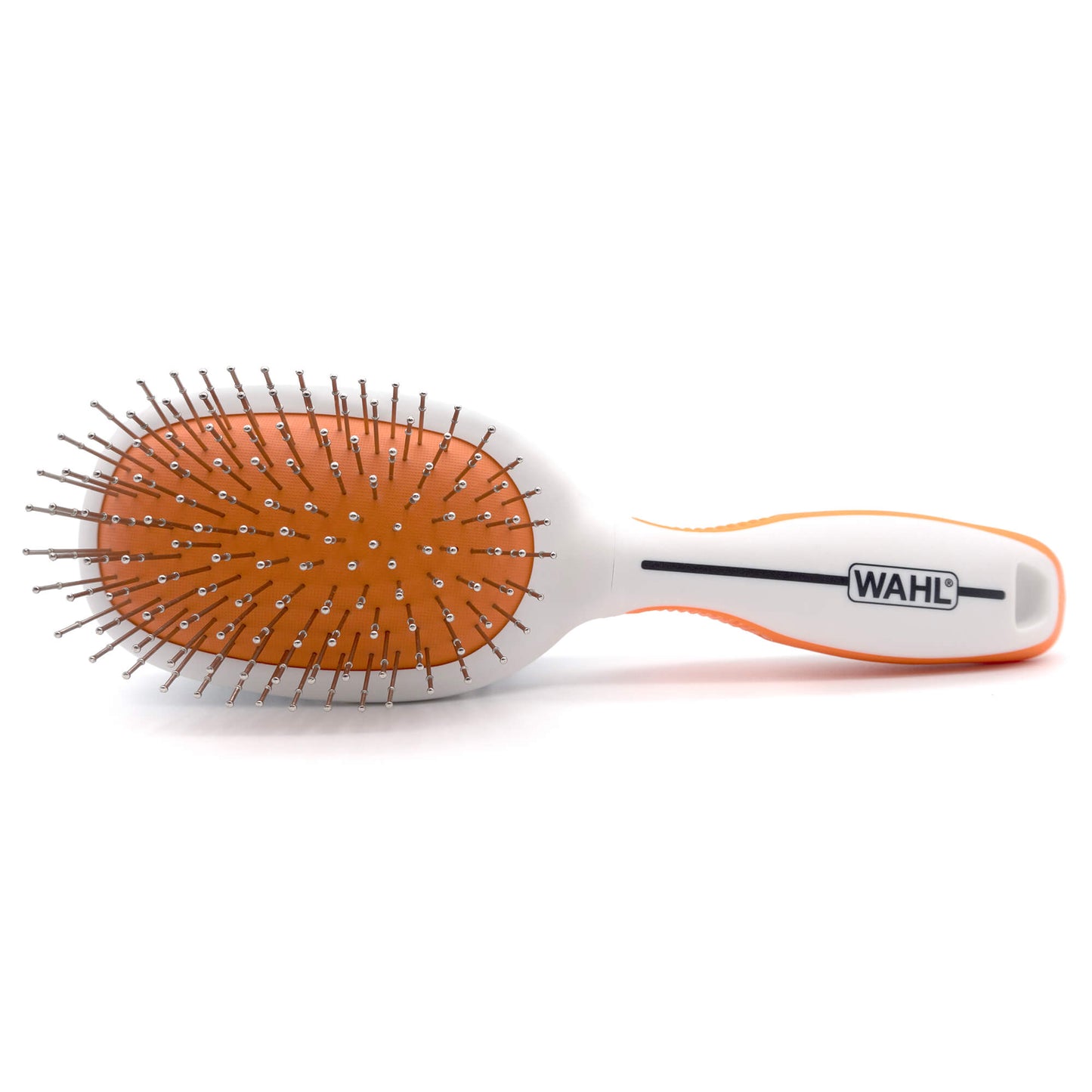 Wahl Orange/White Large Double Sided Pin/Bristle Brush