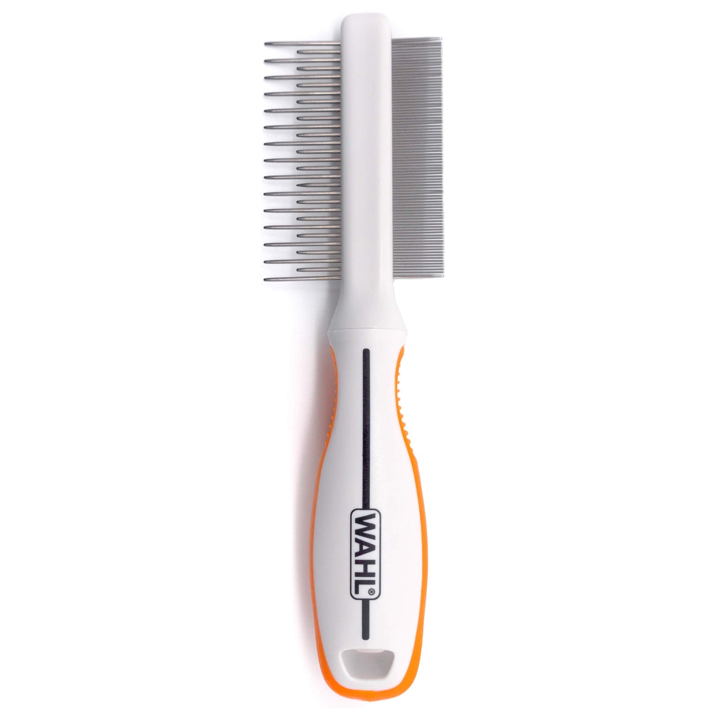 Wahl Orange/White 2 in 1 Finishing and Flea Comb