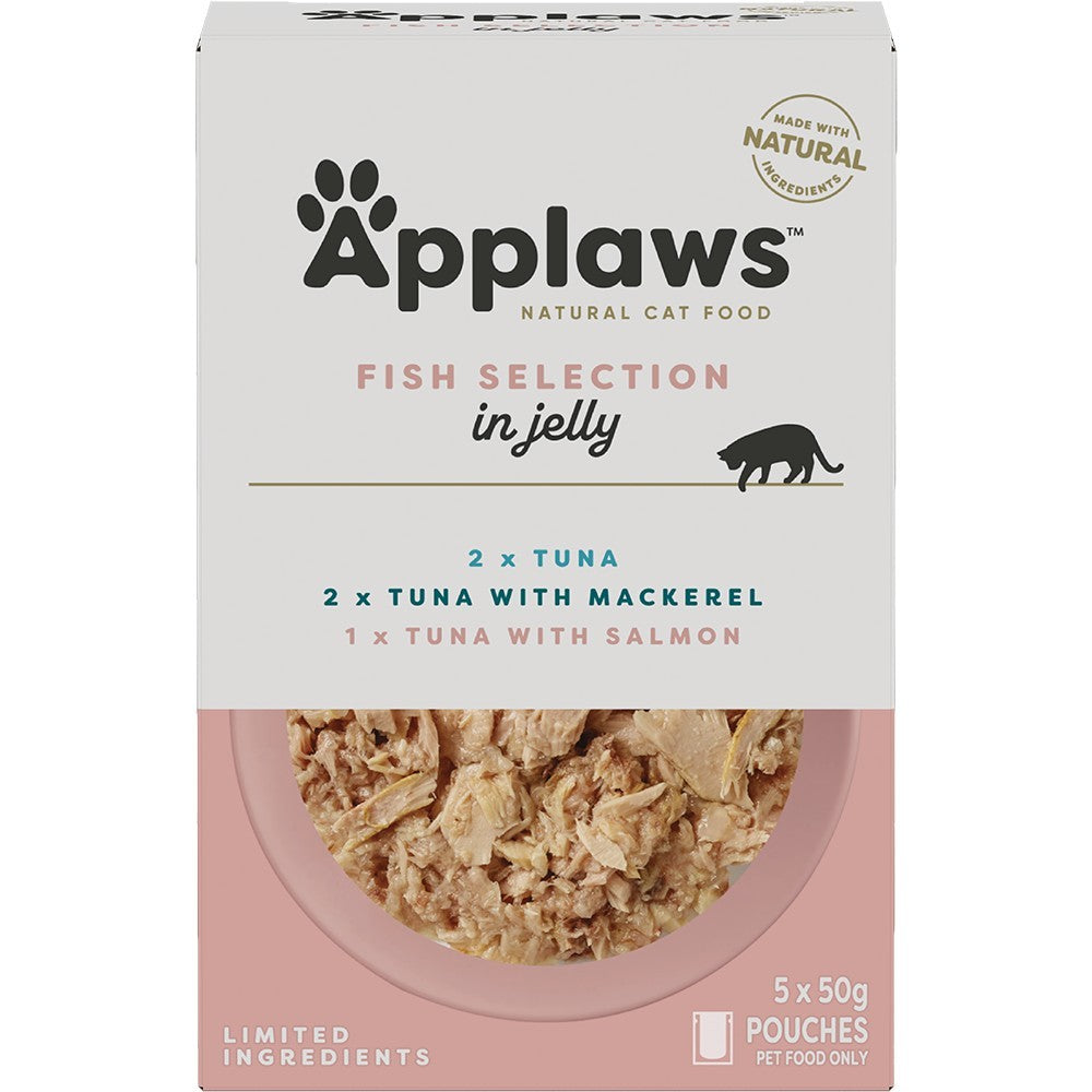 Applaws Natural Tuna in Jelly Wet Cat Food Pouches