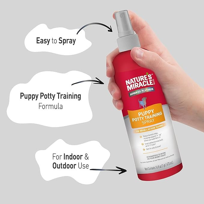 Nature's Miracle Advance Platinum Puppy Potty Training Spray