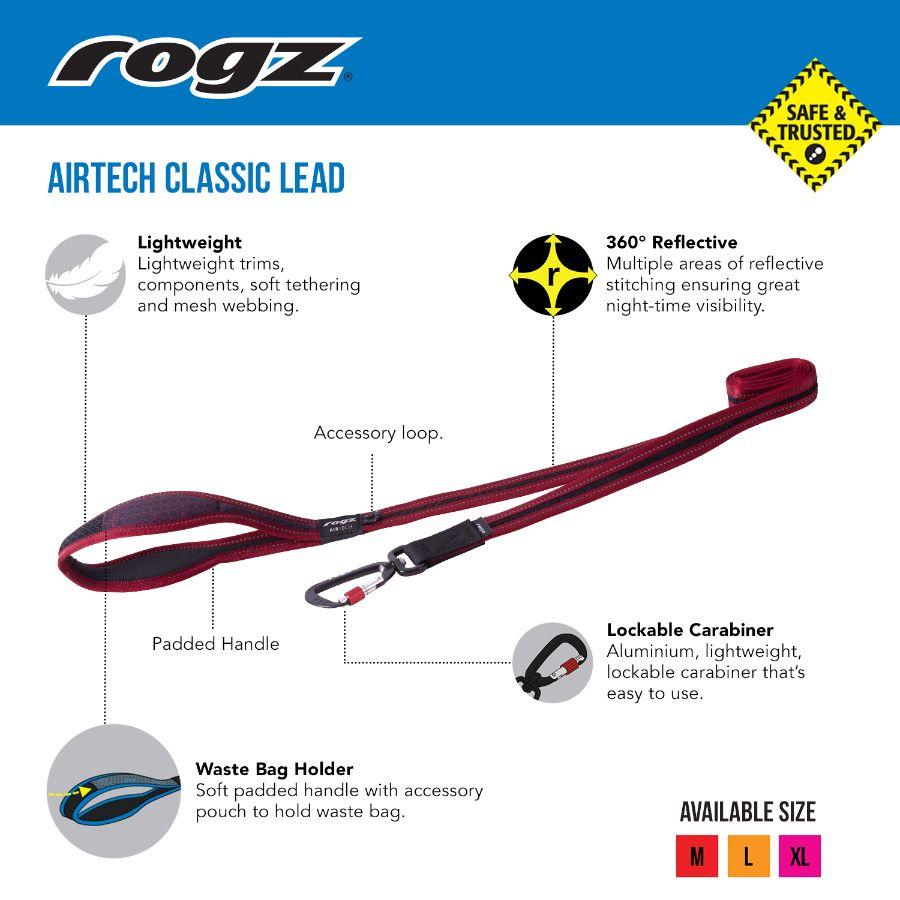 Rogz AirTech Classic Lead