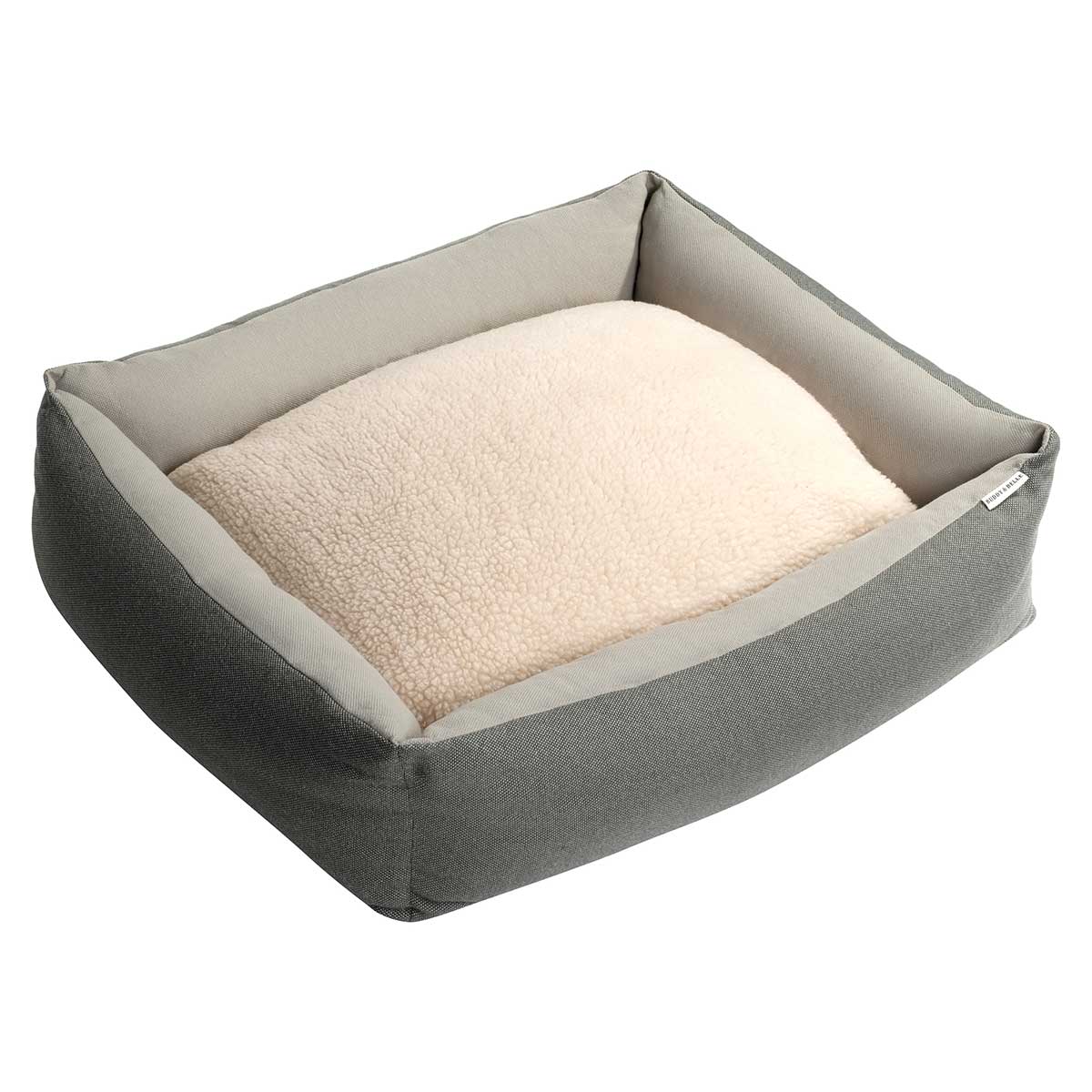 Buddy & Belle Reversible Bolster Dog Bed Moss