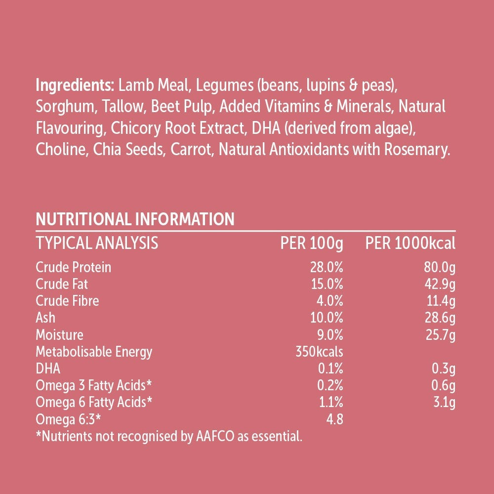 Glow Adult Australian Lamb Dry Dog Food