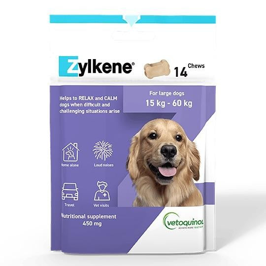 ZYLKENE Chews Puppies & Dogs 15-60kgs 450mg