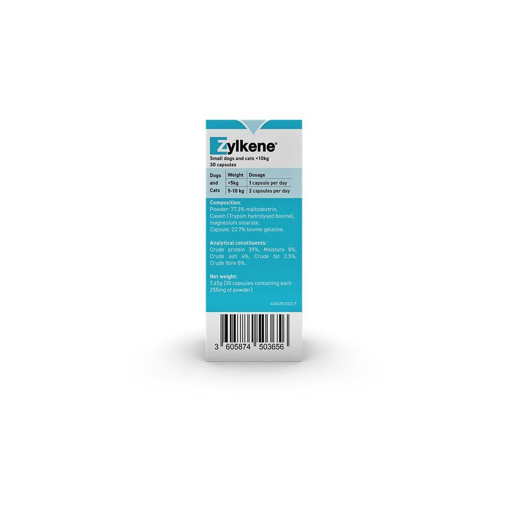 ZYLKENE Capsules 75mg Cats & Dogs under 10kg 30pk