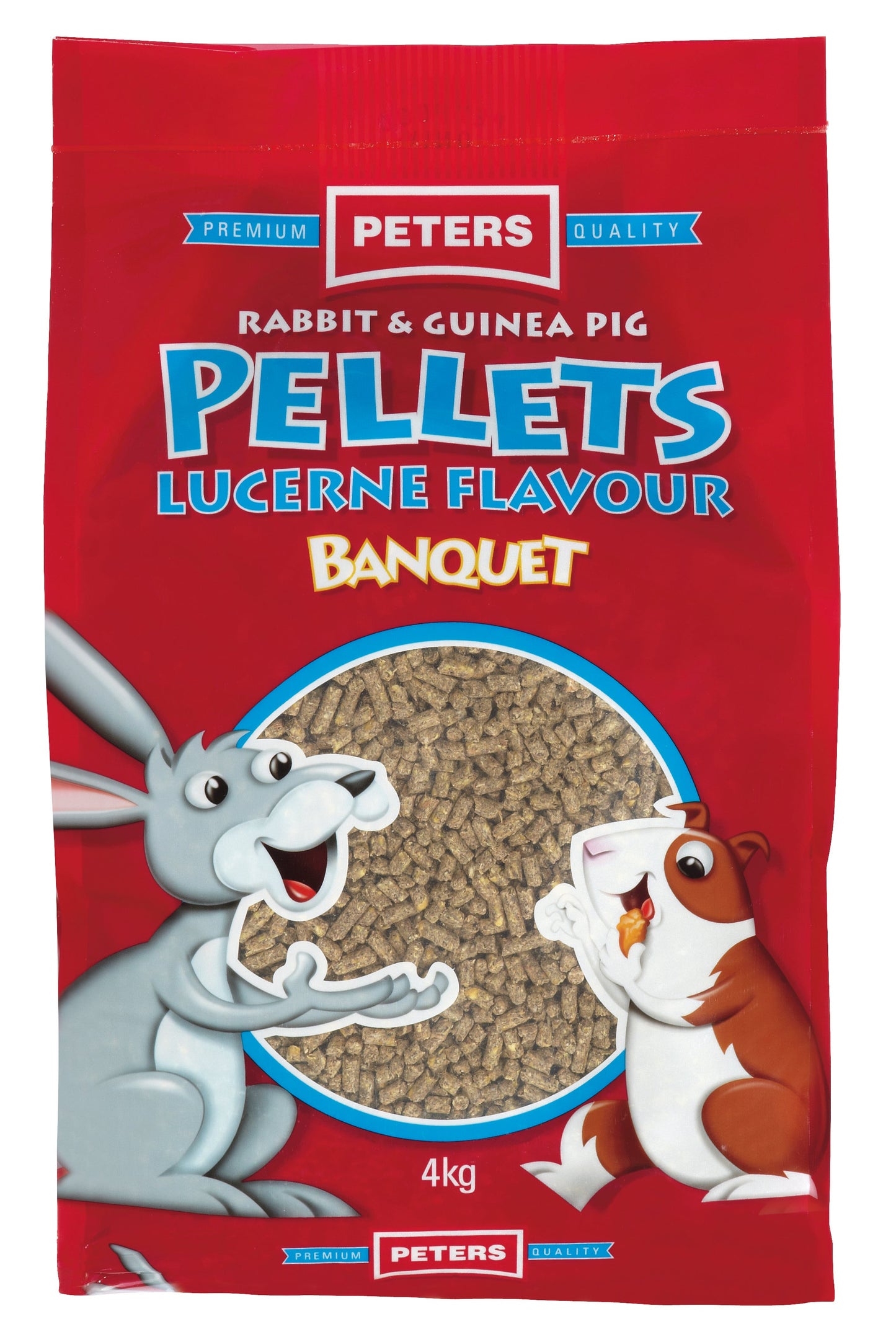 Peters Rabbit & Guinea Pig Pellets Lucerne Flavour 4kg