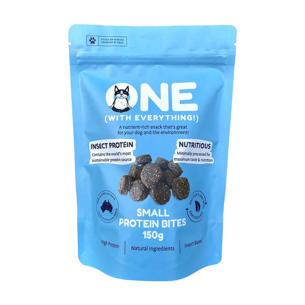 One with Everything Small Protein Bites Dog Treats 150g