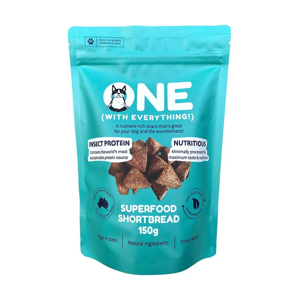 One with Everything Superfood Shortbread Dog Treats 150g