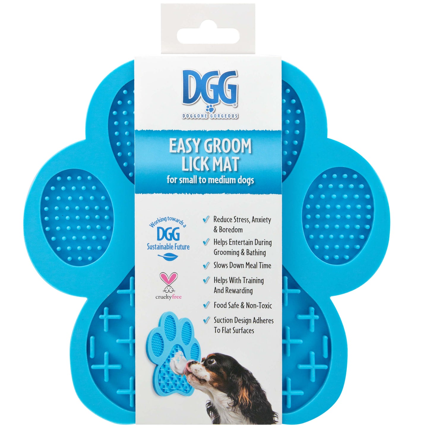 DGG Easy Groom Dog Lick Mat with Suction Cups