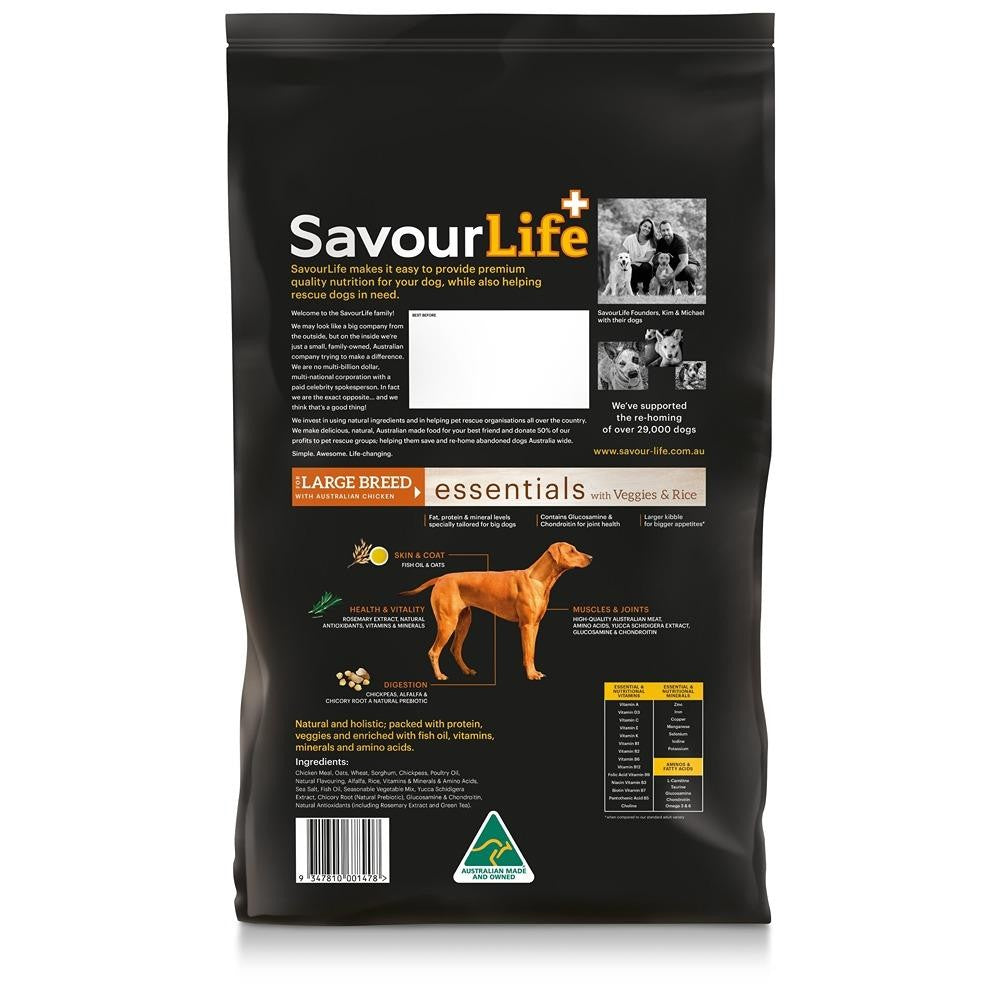 Savourlife Essentials Adult Large Breed Chicken Dry Dog Food