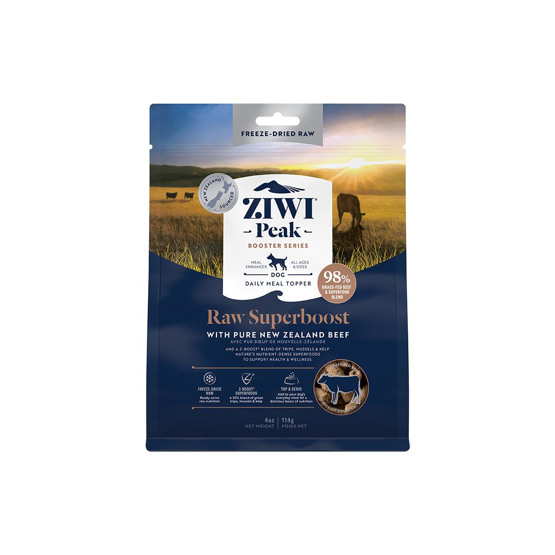 Ziwi Peak Superboost Beef Freeze Dried Dog Food Topper 114g