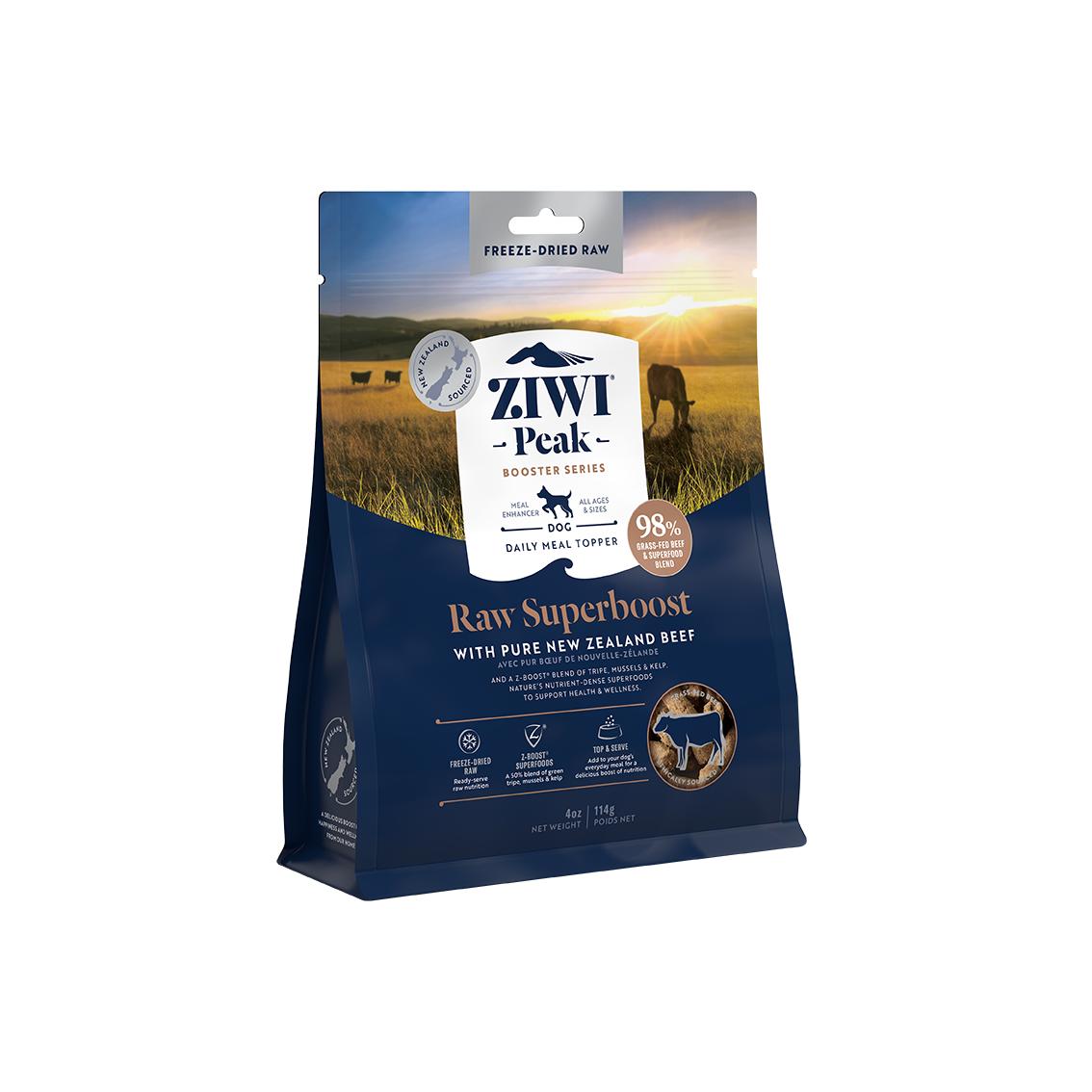 Ziwi Peak Superboost Beef Freeze Dried Dog Food Topper 114g