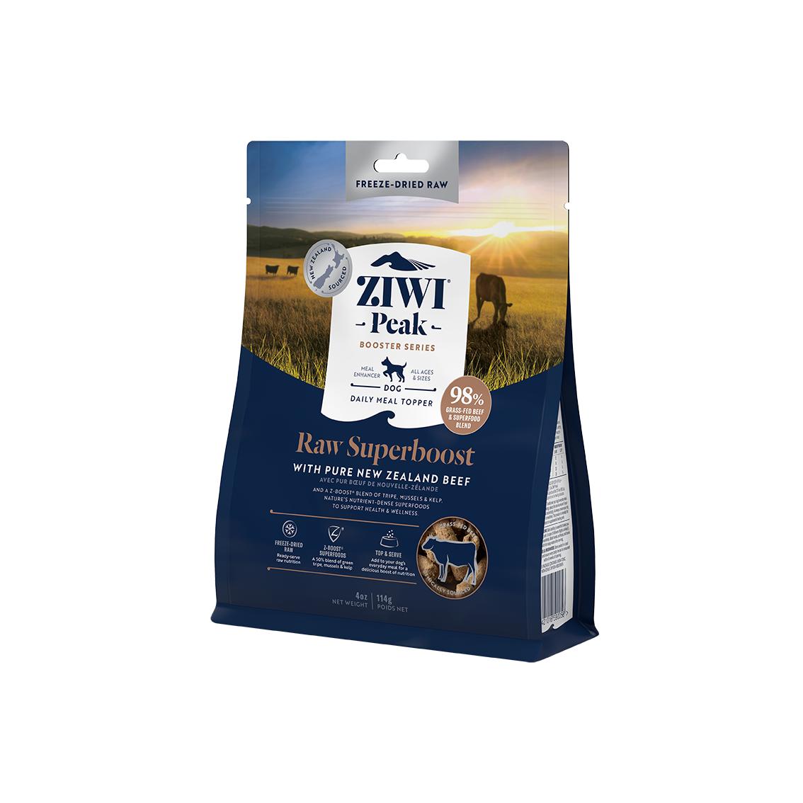 Ziwi Peak Superboost Beef Freeze Dried Dog Food Topper 114g