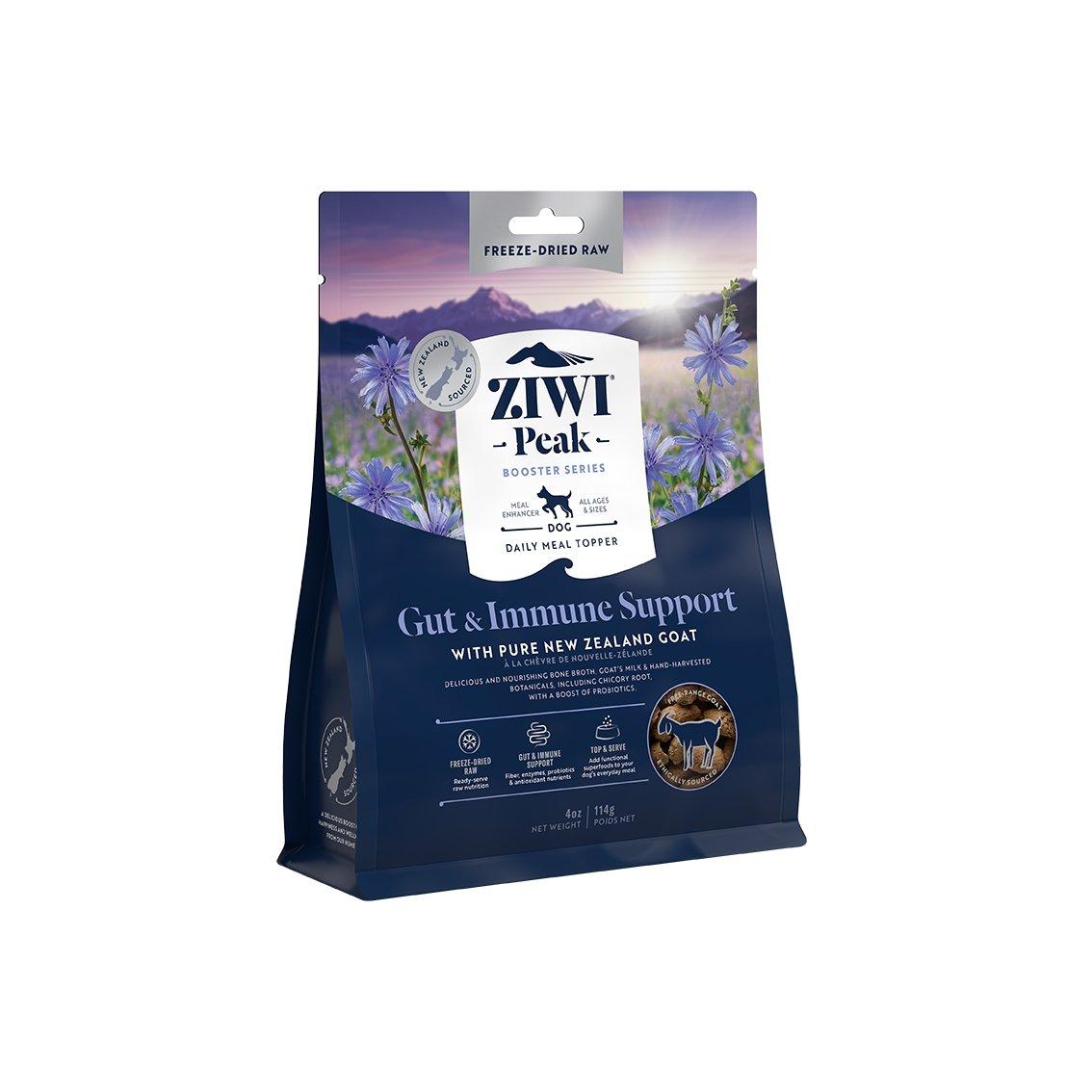 Ziwi Peak Gut & Immunity Freeze Dried Dog Food Booster 114g