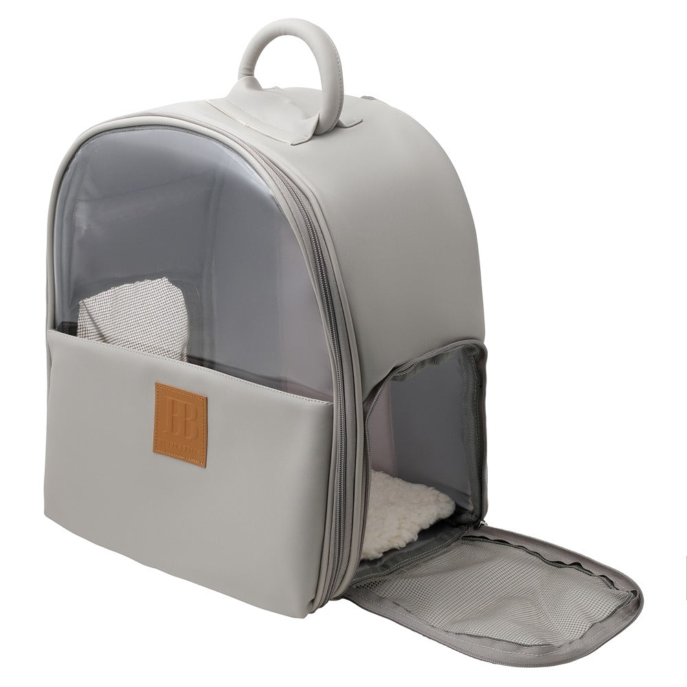 Buddy & Belle Cat Backpack Grey