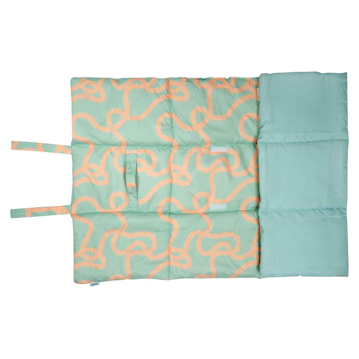 Lexi & Me 2 in 1 Travel Mat & Car Seat Cover Mint Twist