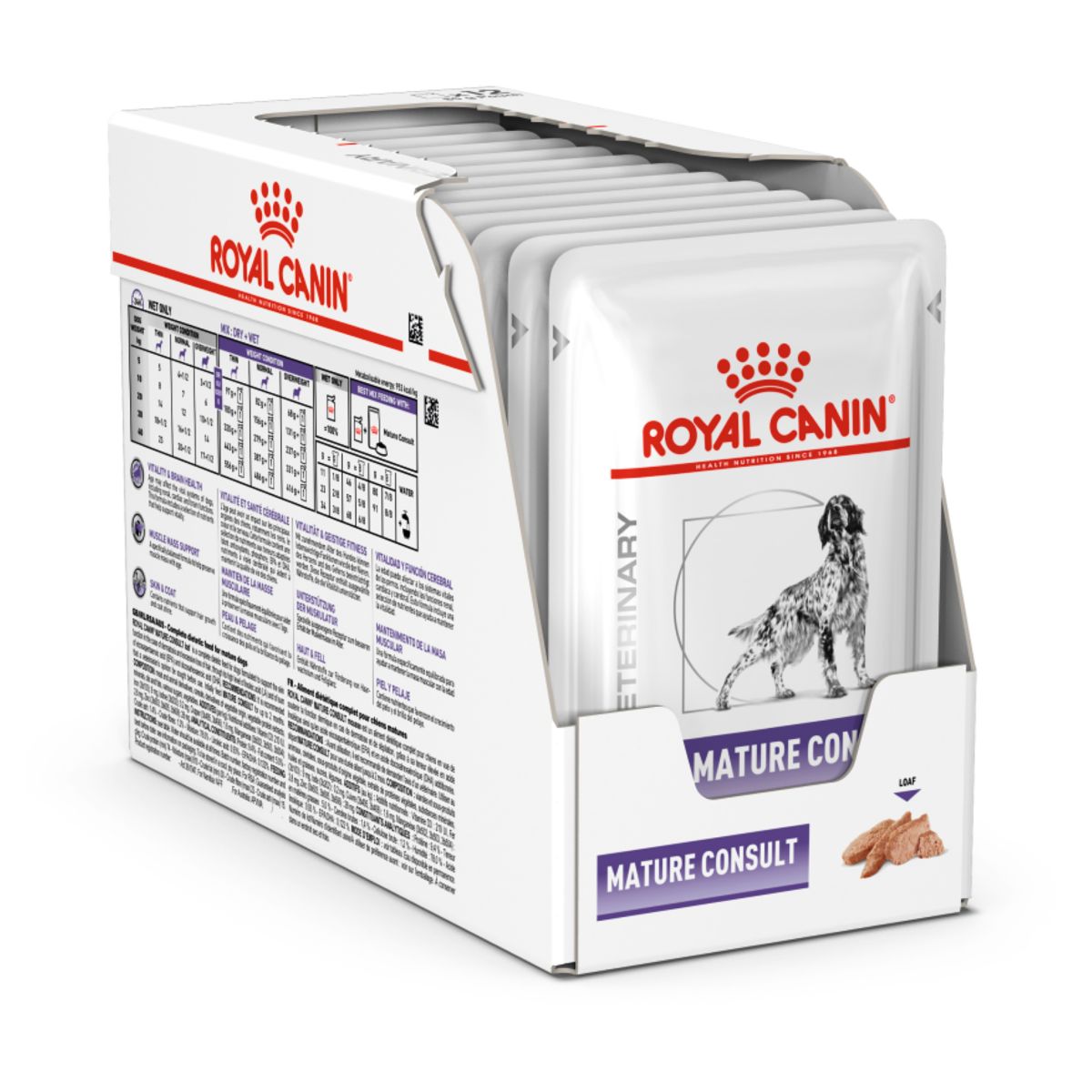 Royal Canin VET Mature Consult Loaf Wet Dog Food 85g