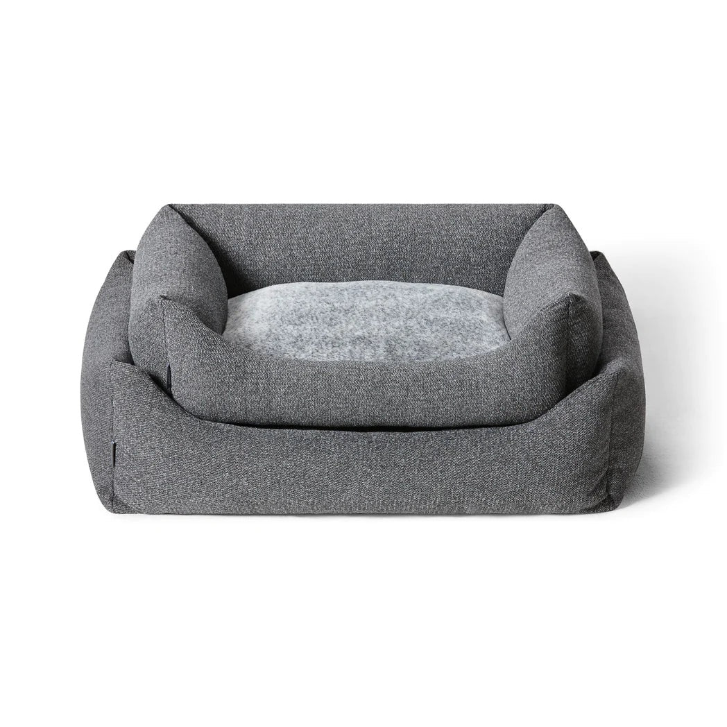 Snooza Low Front Lounger Dog Bed Grey