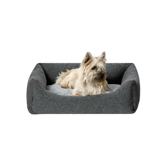 Snooza Low Front Lounger Dog Bed Grey