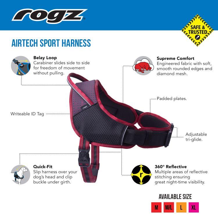 Rogz AirTech Sport Harness